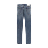 Agolde Blue Cotton Skinny Jeans